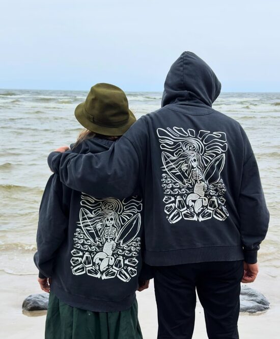 Skeleton Mermaid Hoodies